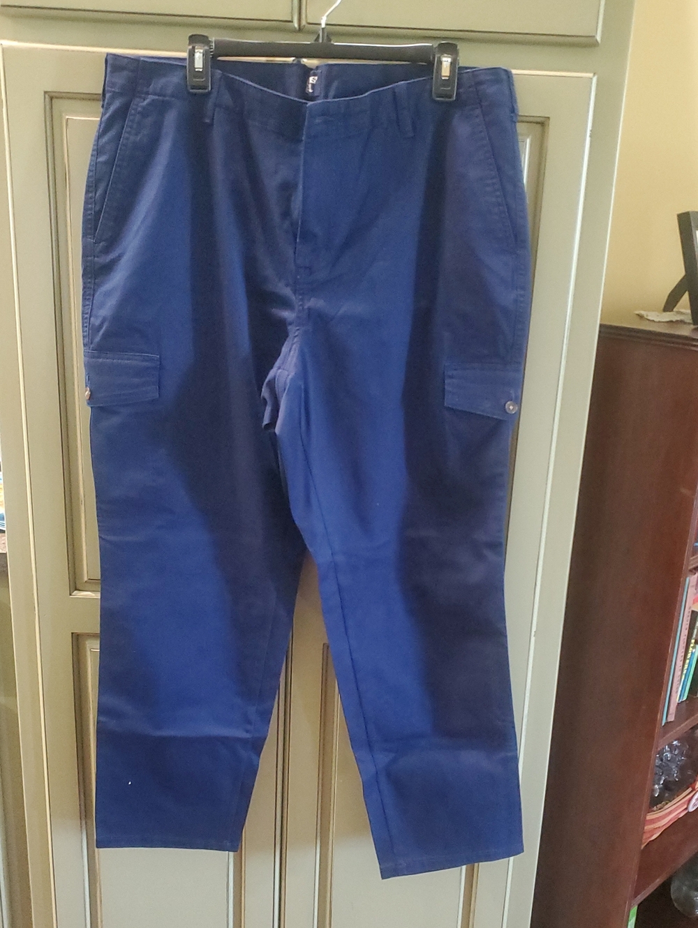 Lands' End Navy Blue Cargo Pants